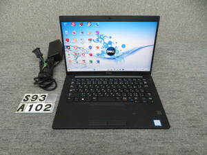  second speed start-up Core i7 no. 7 generation / 8GB / new goods *. speed SSD 512GB*DELL LATITUDE 7390*13.3 type *Windows11*Office attaching * camera * used beautiful goods 