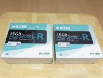 ★未使用品★RiTEK HD DVD-R 15GBメディア 計10枚 送料無料_画像1