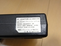 ☆NECプラットホームズ 無線LANルーター PA-WG1200HP PA-WF1200CR PA-WG1200HS4他用ACアダプター AL1-004413-001 DC12V 0.9A 送料140円_画像2