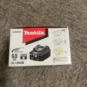送料無料 新品未使用未開封 makita マキタ純正バッテリー BL1860B 6.0Ah リチウムイオン電池の画像2
