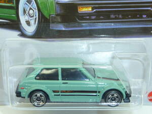 ◇ホットウィール Hot Wheels Jインポーツ '81 トヨタ スターレット KP61 J-IMPORTS '81 TOYOTA STARLET KP61◆