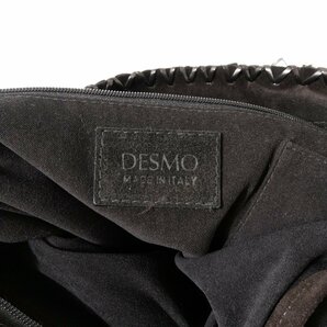 DESMO デズモ クレイジーパターン 切り替え レザー 本革 ハラコ 型押し スエード トートバッグ イタリア製 レディース 婦人 女性の画像8