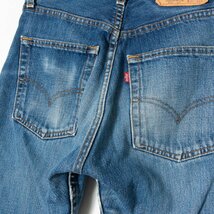 【1円スタート】USA製 00' Levi's 505 デニム リーバイス W31 L34 メンズ レディース アメリカ製 ストレート レギュラー フィット ジーンズ_画像4