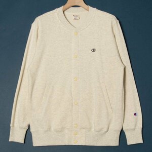 Champion チャンピオン サイズM スタジャン スウェット生地 裏パイル 裏無し 灰色/グレー系 コットン100％ メンズ カジュアル アウター