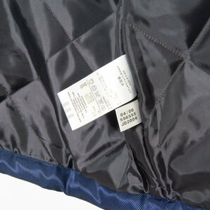 【1円スタート】adidas ベンチコート 596555 アディダス フード付 アウター CLIMA PROOF 防寒 ライナー フリース L ネイビー 紺の画像8