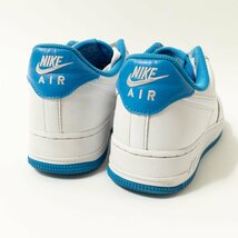 【1円スタート】NIKE AIR FORCE 1 DR9867 101 ナイキ エア フォース ワン WHITE-LT PHOTO BLUE メンズ 27.5cm US9.5 ホワイト 白 ブルー 青_画像3