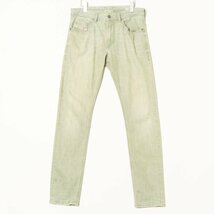 Diesel ディーゼル THOMMER-SP サイズ31 USED加工 ストレッチ デニムパンツ ジーンズ ジーパン コットン混 カーキ ジップフライ メンズ_画像1