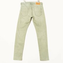 Diesel ディーゼル THOMMER-SP サイズ31 USED加工 ストレッチ デニムパンツ ジーンズ ジーパン コットン混 カーキ ジップフライ メンズ_画像2