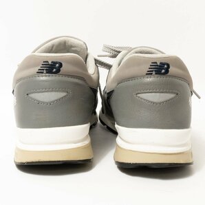 【1円スタート】new balance ニューバランス CM1600LG ローカットスニーカー シューズ 紳士靴 人工皮革 合成繊維 28cm グレー メンズの画像4