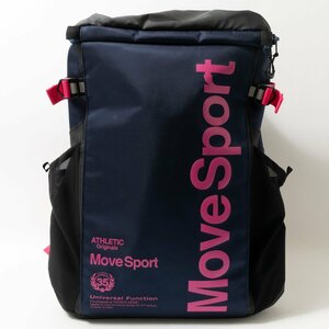 DESCENTE rucksack Descente backpack dark navy x pink going to school sport high capacity casual bag bag man and woman use unisex 