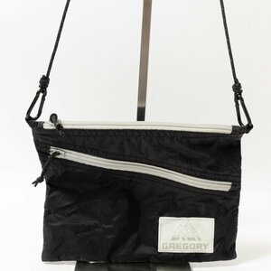 メール便○ GREGORY サコッシュ ポーチ グレゴリー ブラック 黒 ショルダー ナイロン サブバッグ ファスナー開閉 鞄 bag 男女 ユニセックス