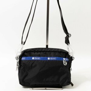 LeSportsac レスポートサック 2WAY ショルダーバッグ ポシェット ウエストバッグ ナイロン ブラック 黒系 軽量 カジュアル レディース 鞄