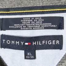 TOMMY HILFIGER トミーヒルフィガー サイズXL 長袖 カーディガン ニット セーター 灰色/グレー コットン100％ メンズ カジュアル 中肉_画像5