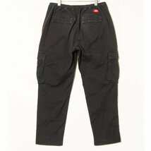 Dickies ディッキーズ サイズ34 カーゴパンツ ボトムス コットン混 ウエストゴム 黒/ブラック メンズ カジュアル 無地 ワーク ミリタリー_画像2