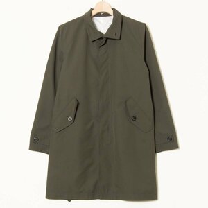 UNITED ARROWS MONKEY TIME ユナイテッドアローズ モンキータイム サイズM コート 比翼仕立て 総裏 カーキ系 ポリエステル100％ メンズ