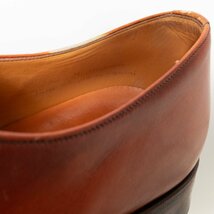 【1円スタート】YANKO ヤンコ シングルモンクストラップシューズ 革靴 紳士靴 メンズ 6.5 25cm相当 ブラウン レザー 本革 ビジネス_画像10