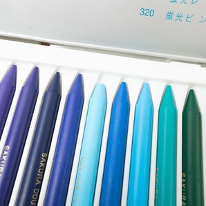 【1円スタート】未使用品 SAKURA COUPY-PENCIL サクラクレパス クーピーペンシル 60色セット 缶入り 削り器 消しゴム付き 色鉛筆 文具の画像7