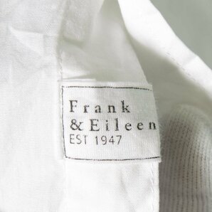 【1円スタート】メール便○ Frank&Eileen フランクアンドアイリーン BARRY 長袖シャツ ブラウス トップス 綿100％ 定番 白 無地 XS USA製の画像8