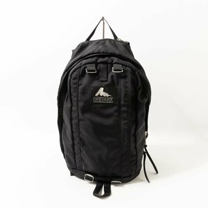 [1 jpy start ]GREGORY Gregory backpack rucksack black black nylon old Logo unisex man and woman use casual bag bag 