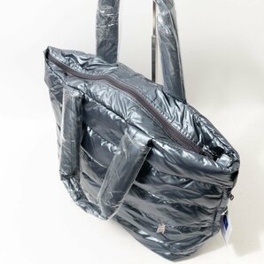 タグ付き ROOTOTE トートバッグ ルートート フェザールー ダウン カジュアル ファスナー開閉 ブルーグレー系 軽量 265901 bag レディースの画像3