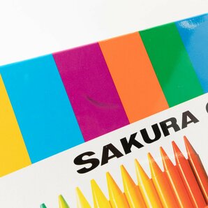 【1円スタート】未使用品 SAKURA COUPY-PENCIL サクラクレパス クーピーペンシル 60色セット 缶入り 削り器 消しゴム付き 色鉛筆 文具の画像10