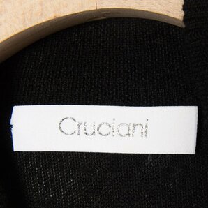 【1円スタート】Cruciani クルチアーニ タートルネック長袖セーター ニット トップス ウール100％ シンプル ベーシック 黒 42 イタリア製の画像5