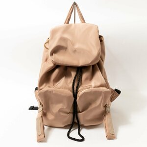 [1 jpy start ]SEE BY CHLOE See by Chloe rucksack Day Pack beige black black nylon lady's simple bag bag 