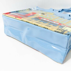 タグ付き 未使用 Harrods ハロッズ ショルダートートバッグ 水色 スカイブルー ロンドン柄 可愛い おしゃれ カジュアル レディース 鞄の画像5
