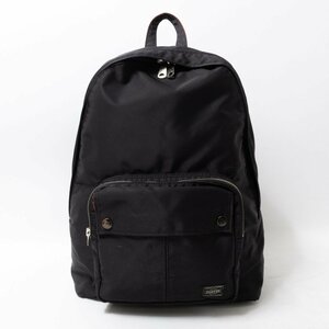 [1 jpy start ]PORTER Porter ILS cooperation plan Yoshida bag made in Japan L fine backpack rucksack black red nylon tsu il 