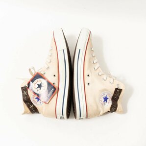 【1円スタート】CONVERSE コンバース ALL STAR オールスター ハイカット スニーカー オフホワイト 27.5cm スタッズ メンズ カジュアル 靴の画像5