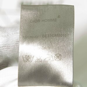 【1円スタート】メール便○ Dior HOMME ディオール クルーネック半袖Tシャツ カットソー 綿100％ ハイブランド ベーシック 白 ホワイト Mの画像6