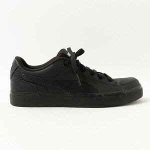 PUMA Puma SOFT FORM sneakers low cut shoes 22.5cm synthetic leather black black series casual simple sport lady's shoes 