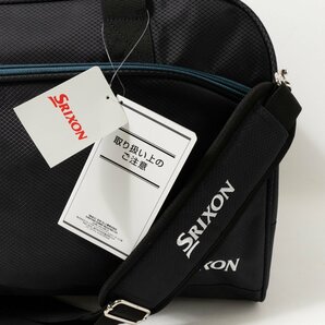 タグ付き 保管品 SRIXON スリクソン 2WAY ショルダーバッグ ボストンバッグ GGB-S150 ポリエステル ブラック系 ゴルフ スポーティ 紳士 鞄の画像5