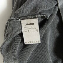 【1円スタート】XLARGE スウェット トップス クルーネック オーバーサイズ トレーナー バックプリント エクストララージ コットン M グレー_画像6