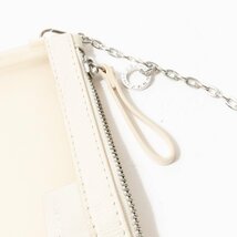 ANTEPRIMA アンテプリマ メッシュ ハンドバッグ アイボリー ベージュ シルバー ナイロン レザー レディース 手さげ 軽量 シンプル bag 鞄_画像3