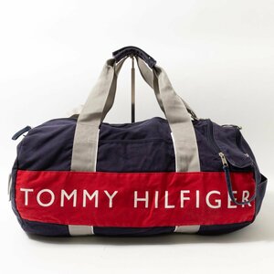 TOMMY HILFIGER トミーヒルフィガー 2WAY ボストンバッグ ショルダーバッグ 鞄 ネイビー 紺 通学 修学旅行 メンズ レディース 男女兼用