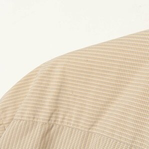 メール便◯ NAUTICA ノーティカ サイズXL 半袖 ボタンダウンシャツ チェック柄 ベージュ系 コットン100％ メンズ 春夏 カジュアル トップスの画像7