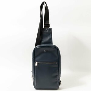 TAKEO KIKUCHI タケオキクチ ボディバッグ コンビワンショルダーバッグ ネイビー カジュアル シンプル 斜め掛け bag 鞄 紳士 men's メンズ