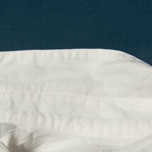 メール便◯ H.UNIT エイチユニット サイズ2 長袖 シャツ ラウンドカット 白/ホワイト コットン100％ 薄手 メンズ 春夏 トップス カジュアル_画像5