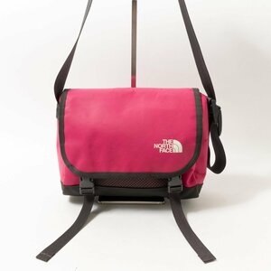 【1円スタート】THE NORTH FACE ザ ノースフェイス NM08045 ショルダーバッグ ピンク グレー ナイロン PVC レディース 斜め掛け bag 鞄