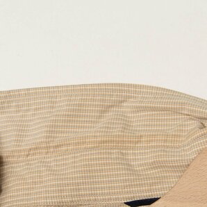 メール便◯ NAUTICA ノーティカ サイズXL 半袖 ボタンダウンシャツ チェック柄 ベージュ系 コットン100％ メンズ 春夏 カジュアル トップスの画像6