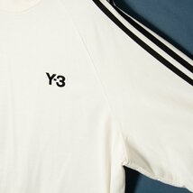 【1円スタート】メール便○ Y-3 ワイスリー ヨウジヤマモト 半袖Tシャツ カットソー トップス 綿100％ ブランドロゴ オフ白 M メンズ_画像3