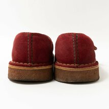 Clarks ORIGINALS クラークス オリジナルズ ストラップ パンプス レッド 赤 UK4 1/2 23.5cm相当 スエード レザー 本革 レディース シューズ_画像4