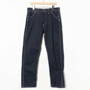  tag attaching unused Lee Lee painter's pants Work wear work pants LWP63003 XL size cotton cotton navy navy blue American Casual lady's 