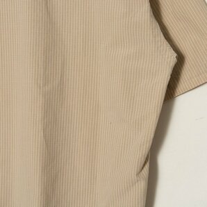 メール便◯ NAUTICA ノーティカ サイズXL 半袖 ボタンダウンシャツ チェック柄 ベージュ系 コットン100％ メンズ 春夏 カジュアル トップスの画像5