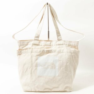 [1 jpy start ]THE NORTH FACE The North Face shoulder tote bag organic cotton white unisex man and woman use bag bag 