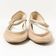 repetto レペット ストラップ パンプス ベージュゴールド 37 24cm相当 メタリック レザー 本革 レディース ラウンドトゥ シューズ 婦人靴_画像2