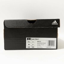 adidas アディダス HR0153 Super Sala J スーパーサラ フットサルシューズ ブラック イエロー 24cm ジュニア 子供靴 スポーツシューズ 靴_画像10