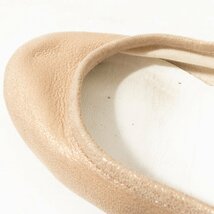 repetto レペット ストラップ パンプス ベージュゴールド 37 24cm相当 メタリック レザー 本革 レディース ラウンドトゥ シューズ 婦人靴_画像10