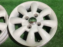 ホットスタッフ ララパーム 13インチアルミホイール 4.0J ＋43 4H PCD100 4本セット B3-3 EM_画像3